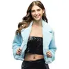 Image de Veston Fluffy rave bleu clair - M/L