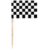 Image de Set de 24 mini Drapeaux Racing à Damier sur pic 7cm