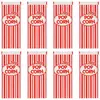 Image de Set 8 sacs papier Ã  pop-corn - 30 x 13 x 8 cm
