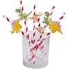 Image de Lot 6 pailles carton Dinosaure Dino Party