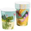 Image de Lot 10 gobelets carton Dinosaure Dino Party