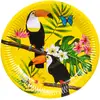 Image de Assiettes En Carton - Toucan x 6