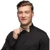 Image de Noeud Papillon Paillette Or - Cabaret