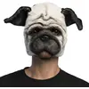 Image de Demi-masque peluche Pug