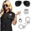 Image de Set Flic - lunettes party et insigne