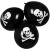 Image de 6 Ballons Tête de Mort