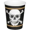Image de Lot de 10 Gobelets PIRATES noirs 21cl