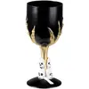 Image de Verre Ã  Pied TÃªte de Mort - Noir