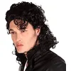 Image de Boland 85723 - Perruque adulte Popstar, cheveux synthétiques noirs et bouclés, cheveux longs, coiffure, déguisement, carnaval, fête à thème en occasion ou reconditionné