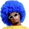 Image de Perruque Afro Extra Large Bleu