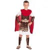 Image de Boland - Costume enfant Gladiateur, ensemble avec tunique, protection des bras et des jambes, guerrier, chevalier, carnaval, fête déguisée, Blanc. en occasion ou reconditionné