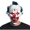 Image de Masque Latex avec cheveux : Clown Vampire
