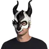 Image de Demi-masque Latex : Dragon TÃªte de mort