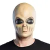 Image de Masque intÃ©gral en latex : Alien ridÃ© - Adulte