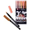 Image de Lot de 6 feutres Sakura Manga Koi pointes pinceau (Coloris assortis) #DEFAULT