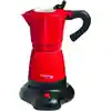Image de Cafetière italienne électrique 6 tasses 480w rouge - Bestron - AES480 - viva italia