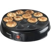 Image de Bestron Poffertjes Maker au design rétro, Mini crêpière, avec revêtement antiadhésif, Sweet Dreams, 800 W, noir
