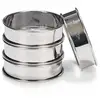 Image de Cercle Tarte 8x2cm Inox 'x4' - Patisse