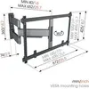Image de Vogel's Elite TVM5645 20° inclinable & 180° pivotant. Support TV mural 40-77" (102-195 cm)