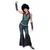 Image de Combinaison Disco Noir - Femme