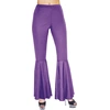 Image de Pantalon Ã  Patte d’ÃlÃ©phant - Hippie / Disco - Violet - Femme