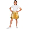 Image de Jupe disco lamÃ©e or - Fille