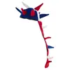 Image de Chapeau Velours Bleu/Blanc/Rouge : Adulte