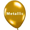 Image de Ballons en latex X 40 - 26 cm - Or mÃ©tallique