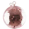 Image de Boule Ã  facettes miroir 20 cm - RosÃ©