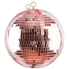 Image de Boule Ã  facettes miroir 30 cm - RosÃ©