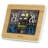Image de NEDIS Alecto WS-1560 Station météo 3-en-1 avec capteur extérieur sans fil 100 m Cadre bambou Blanc écran LCD 5,7 - Neuf