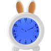 Image de Alecto BC100BUNNY - Réveille-matin, veilleuse et réveil, lapin