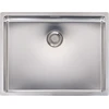 Image de REGINOX R32992, évier en acier inoxydable de la série OKG Comfort, dimensions 50x37 cm (L), adapté aux meubles d'une largeur à partir de 60 cm, installation encastrée à surface plane, installation sous-plan