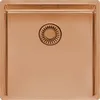 Image de REGINOX R38727 Évier NEW YORK 40X40 Comfort Cuivre II, à partir d'une largeur de meuble de 50 cm / Installation encastrée à surface plane / Installation sous plan