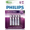 Image de 4 x Philips Pile AAA FR03 Micro 1,5V Ultimate Lithium Ultra
