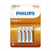 Image de Piles Philips LongLife 4 Unités 1.5V R03 AAA