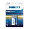 Image de Philips Pile ultra alcaline 6LR61E1B/10, pile jetable, alcaline, 9 V, 26,5 mm, 17,5 mm, 48,5 mm