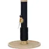 Image de Designed by Lotte 440811, griffoir pour chat, autoportant, noir, marron, bois, 39,5 cm, 550 mm