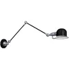 Image de Sienna Davin Applique Dome Noir Mat, Métal-aluminium