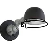 Image de Mexlite - applique murale - Davin - noir - aluminium métal - lampe de lit - E14 - 7657ZW