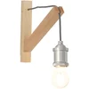 Image de Mexlite - applique murale - Dion - marron - bois - E27 - 7787BE