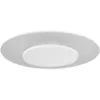 Image de Steinhauer - Sienna Lido Plafonnier Flush Blanc Mat, Transparent Edited