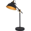 Image de Mexlite - lampe de table - Nove - noir - métal - Ø 18cm - E27 - 1321ZW