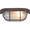 Image de Mexlite - plafonnier - Lisanne - marron - verre métal - lampe cible - E27 - 1340B