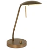 Image de Mexlite - lampe de table - Eloi - bronze - verre métal - Ø 17cm - LED - 1315BR