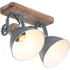 Image de Sienna Gearwood Twin Spot Industriel, Bois Blanc