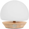 Image de Steinhauer - lampe de table - Ancilla - naturel - verre bois - Ø 17cm - G9 - 7932BE
