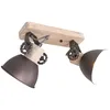 Image de Sienna Gearwood Twin Spot Industriel, Bois Blanc