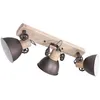 Image de Sienna Gearwood Spot Bar Industriel, Bois Blanc