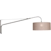 Image de Steinhauer - applique murale - Elegant Classy - acier - métal tissu - lampe d'ambiance - E27 - 9329ST